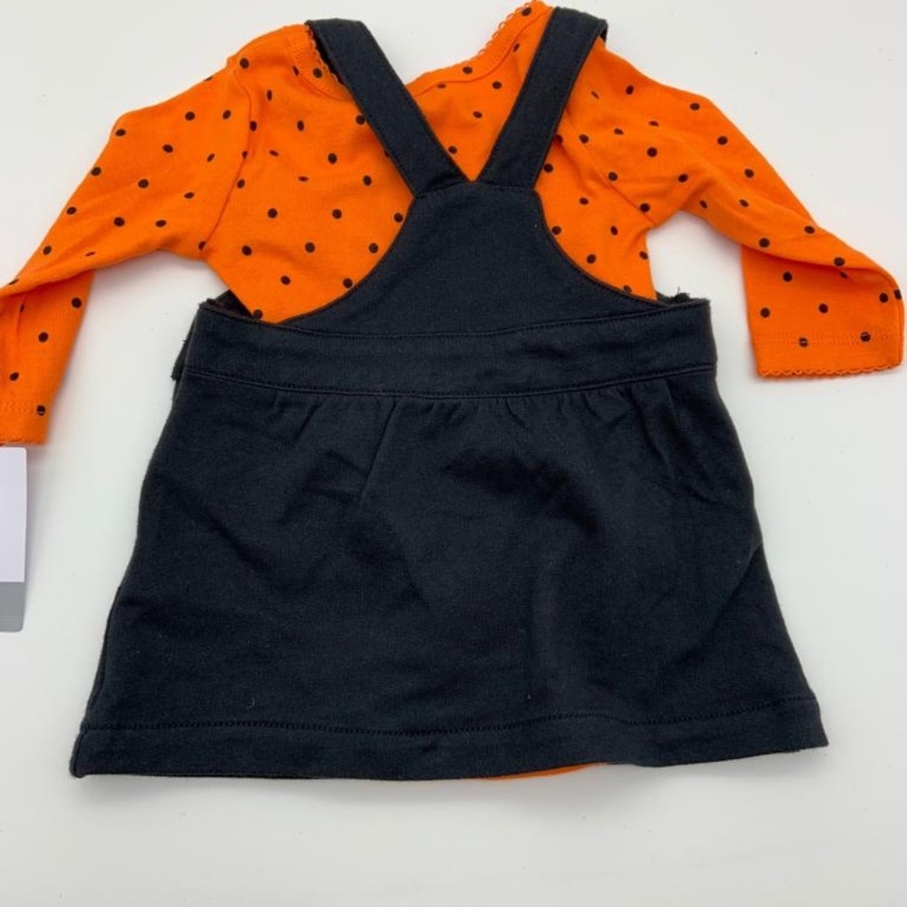 Carter's Halloween Dress Girl Black Orange Sz: 6M - Picture 6 of 6